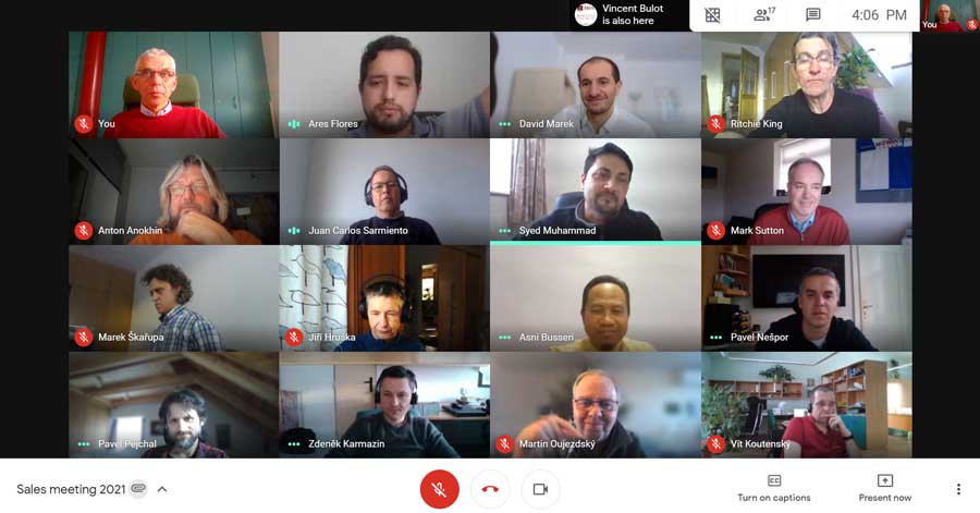 The traditional annual, January meeting of RACOM sales managers, product management and...